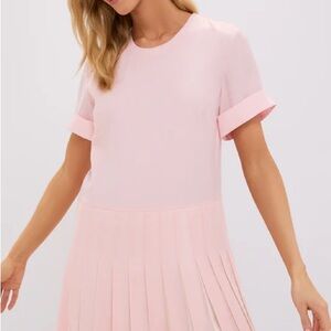 NWT Tuckernuck Blush Pink Pleated Liza Dress - L